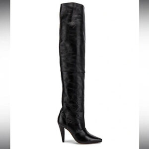 Iro MALOOFA BOOT IN BLACK, size 37